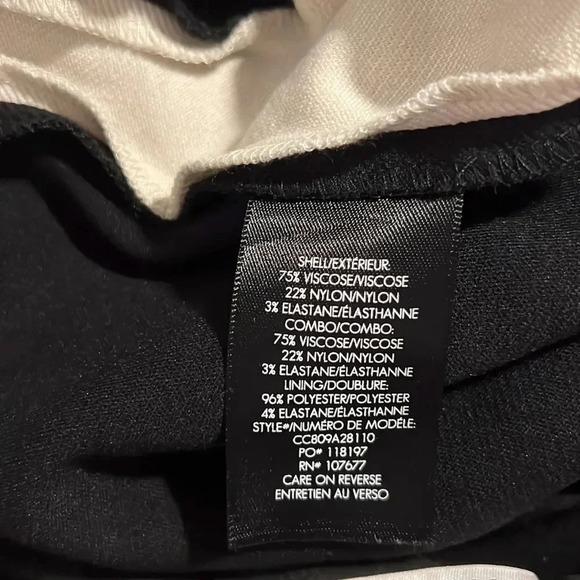 Alice + Olivia Daryl Riding Pant in Black & Natural - Picture 14 of 15